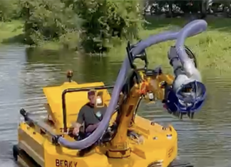 Weedooboats - amphibious aquatic harvester AmphiKing 6450-Sludge Pump