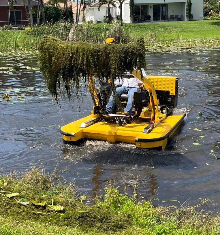 Weedoo boats Proactive Pond and Lake Management